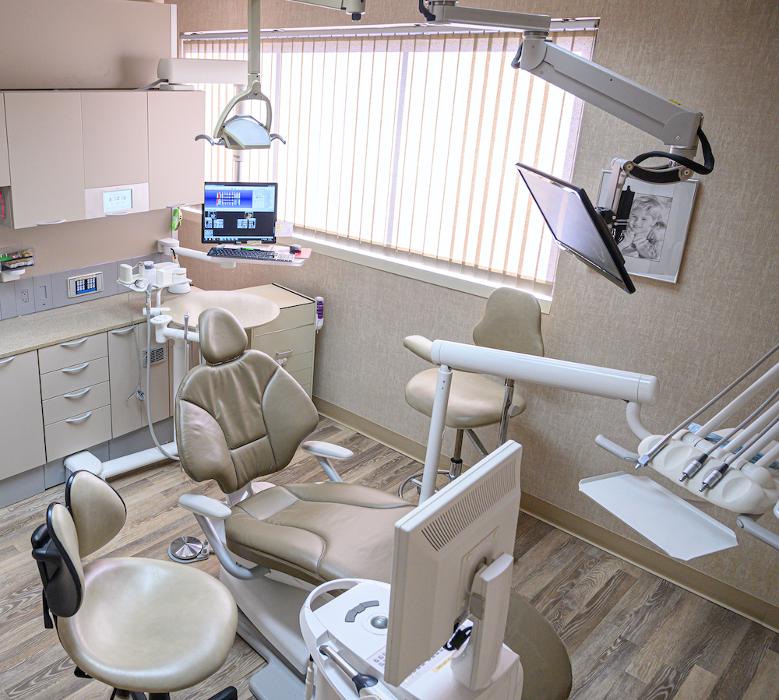 dental chair in troy dental office