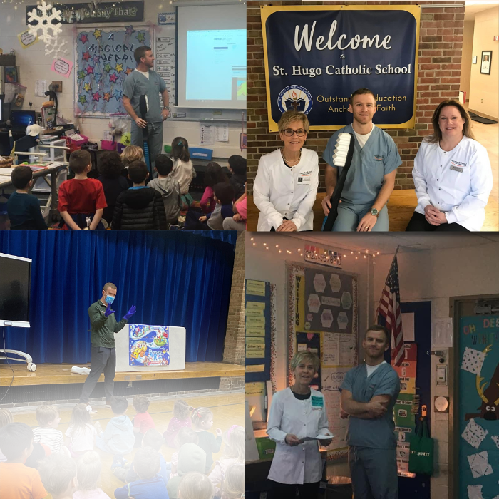 Degenhardt Dental volunteering at schools